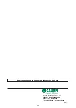 Preview for 12 page of CALEFFI PresCal 5355H Series Installation, Commissioning And Servicing Instructions