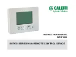 CALEFFI SATK Series Instruction Manual предпросмотр