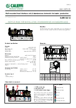 CALEFFI SATK12313 Instructions For Installation, Commissioning And Maintenance preview