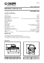 CALEFFI SENSONICAL ULTRA CAL19185M Series Manual preview