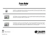 Предварительный просмотр 9 страницы CALEFFI Z-one ZVR10 Series Manual