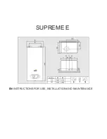 Preview for 1 page of calentador Supreme 11e Installation & Maintenance