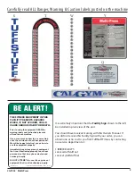 Preview for 5 page of CalGym CG-7503 Owner'S Manual