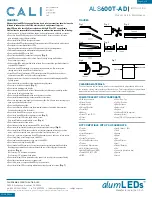 Предварительный просмотр 2 страницы CALI ALS-SP Installation Manual