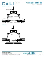 Предварительный просмотр 3 страницы CALI ALS500T-DBR-MI Installation Instructions Manual