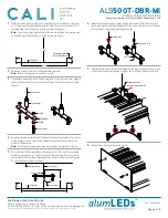 Предварительный просмотр 4 страницы CALI ALS500T-DBR-MI Installation Instructions Manual