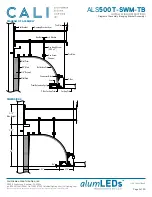 Preview for 3 page of CALI alumLEDs ALS500T-SWM-TB Installation Instructions Manual