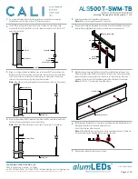 Preview for 4 page of CALI alumLEDs ALS500T-SWM-TB Installation Instructions Manual