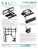 Предварительный просмотр 5 страницы CALI alumLEDs ALS500T-SWM-TB Installation Instructions Manual