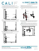 Предварительный просмотр 7 страницы CALI alumLEDs ALS500T-SWM-TB Installation Instructions Manual