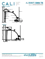 Предварительный просмотр 10 страницы CALI alumLEDs ALS500T-SWM-TB Installation Instructions Manual