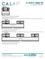 Preview for 13 page of CALI alumLEDs ALS500T-SWM-TB Installation Instructions Manual