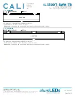 Предварительный просмотр 15 страницы CALI alumLEDs ALS500T-SWM-TB Installation Instructions Manual