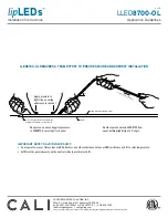 Preview for 4 page of CALI LipLED LLED8700 Installation Instructions Manual