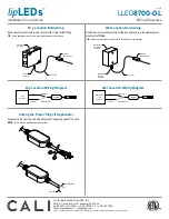 Preview for 6 page of CALI LipLED LLED8700 Installation Instructions Manual