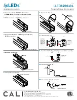 Preview for 7 page of CALI LipLED LLED8700 Installation Instructions Manual