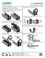 Preview for 8 page of CALI LipLED LLED8700 Installation Instructions Manual