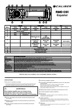 Предварительный просмотр 8 страницы Caliber 8714505045948 Quick Start Manual