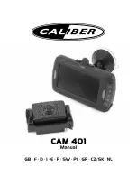 Caliber CAM 401 Manual preview