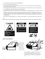 Предварительный просмотр 8 страницы Caliber CGP42-2G-1SR-L N WH Installation & Use Instructions