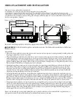 Предварительный просмотр 9 страницы Caliber CGP42-2G-1SR-L N WH Installation & Use Instructions