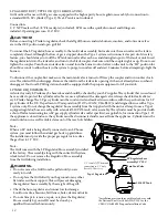 Предварительный просмотр 12 страницы Caliber Crossflame Silver Series Installation Use & Care Instructions