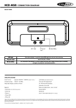 Предварительный просмотр 2 страницы Caliber HCD402I Quick Start Manual