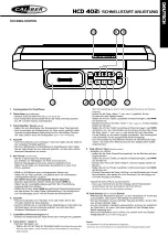 Предварительный просмотр 5 страницы Caliber HCD402I Quick Start Manual