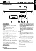 Предварительный просмотр 7 страницы Caliber HCD402I Quick Start Manual