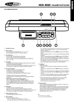 Предварительный просмотр 9 страницы Caliber HCD402I Quick Start Manual