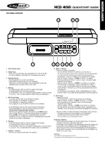 Предварительный просмотр 13 страницы Caliber HCD402I Quick Start Manual