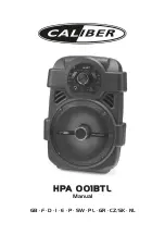 Caliber HPA 001BTL Manual preview