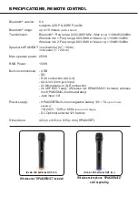 Предварительный просмотр 2 страницы Caliber HPA 605BT Manual