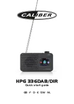 Caliber HPG 336DAB/DIR Quick Start Manual preview