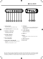 Предварительный просмотр 3 страницы Caliber HPG 440BT Elegance Manual