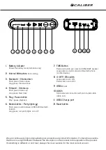 Preview for 3 page of Caliber HPG 440BT Manual