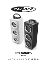 Предварительный просмотр 1 страницы Caliber HPG 526BTL Manual