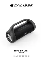 Предварительный просмотр 1 страницы Caliber HPG 540BT Manual