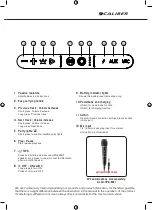 Preview for 3 page of Caliber HPG 640BT Manual