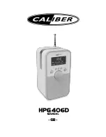 Caliber HPG406D Manual preview