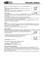 Preview for 11 page of Caliber HPG406D Manual