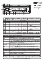 Предварительный просмотр 2 страницы Caliber MCD 175 Quick Start Manual