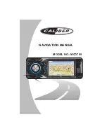 Caliber MCD795 Navigation Manual preview