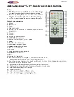 Preview for 3 page of Caliber MCD901 Operating Instructions Manual