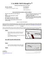 Preview for 1 page of Caliber MOTO RampPro 13561 Assembly Instructions