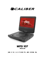 Preview for 1 page of Caliber MPD 107 Manual