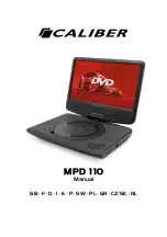 Preview for 1 page of Caliber MPD 110 Manual