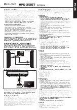 Предварительный просмотр 21 страницы Caliber MPD 2125 Manual