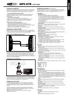 Preview for 19 page of Caliber MPD 278 Manual