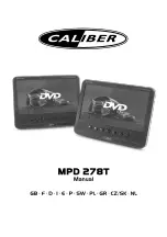 Caliber MPD278T Manual предпросмотр